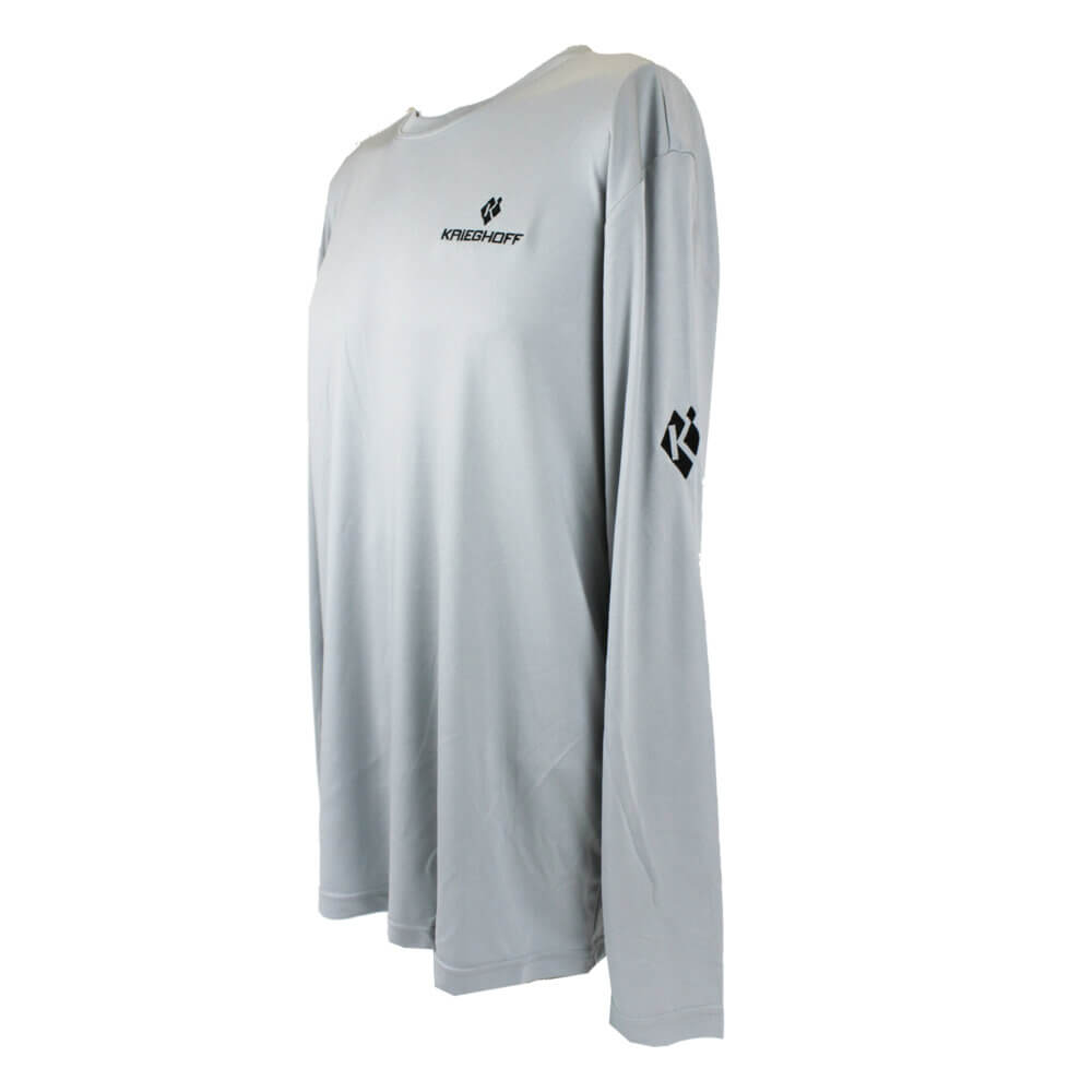 Long Sleeve Performance T-Shirt, Silver – 4XL only