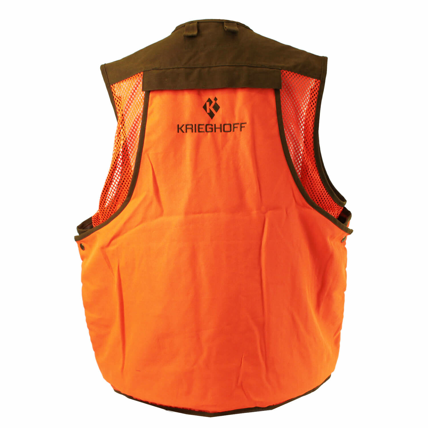 Krieghoff Waxed Cotton Upland Vest with Mesh Back, by Boyt Krieghoff